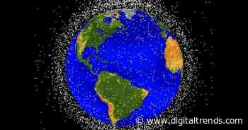 Satellite snaps remarkable image of a huge piece of space junk