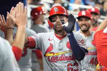 Winn’s homer in 12th, Carlson’s throw lead Cardinals over Marlins for 1st winning record since April