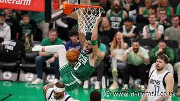 Boston Celtics win historic 18TH NBA title as they blow Dallas Mavericks away at TD Garden with sensational performance