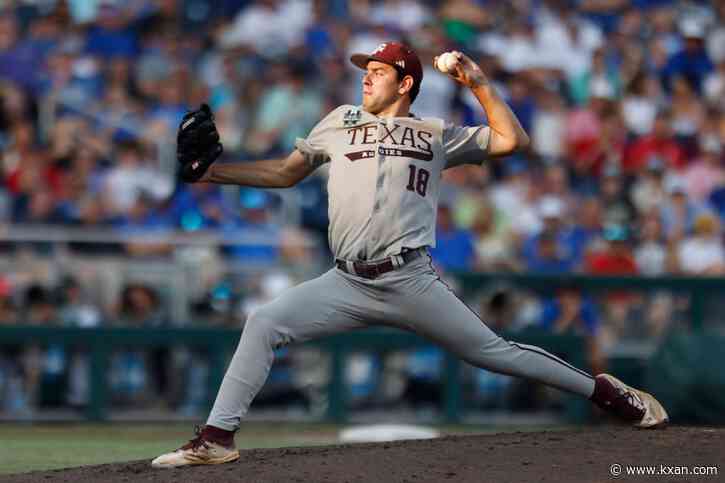 Prager's gem, huge 6th inning lifts Texas A&M Aggies to 5-1 win over Kentucky at MCWS