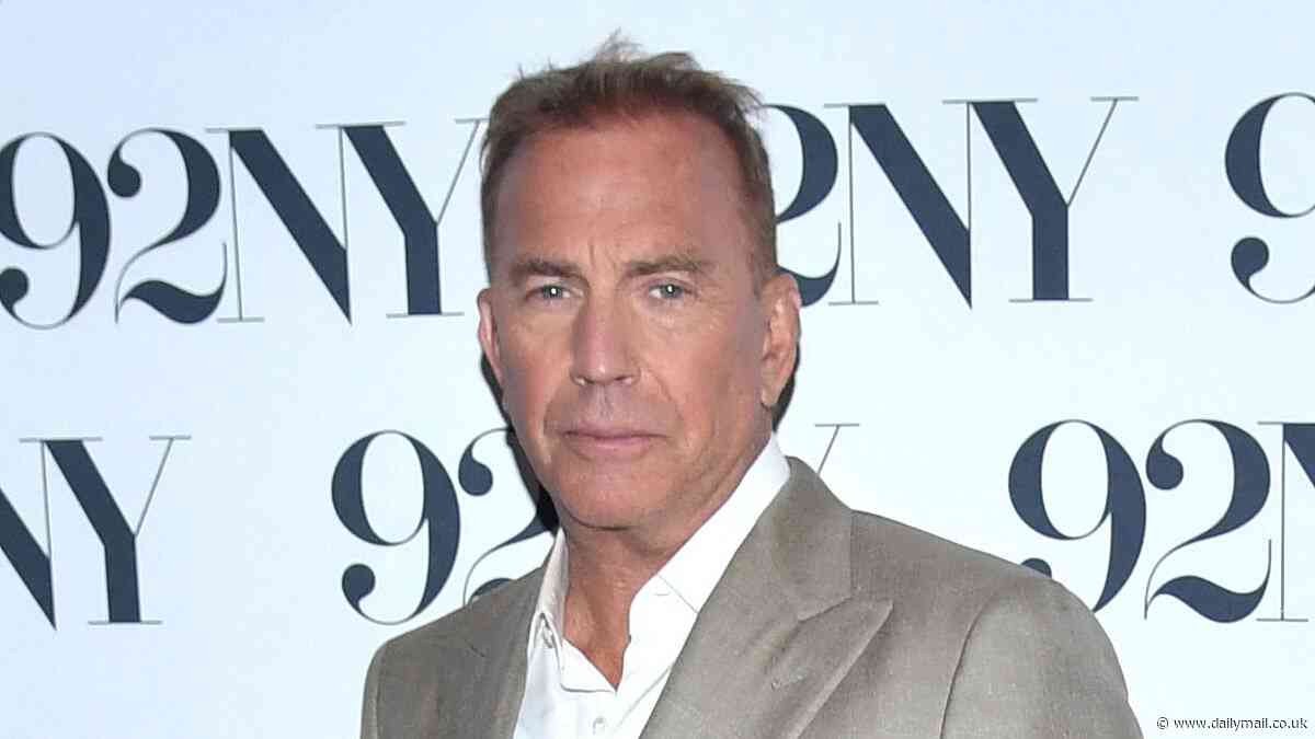 Yellowstone's Kevin Costner tries to round up interest in his new $100m Western in New York amid bad early reviews and fears it will bomb at box office