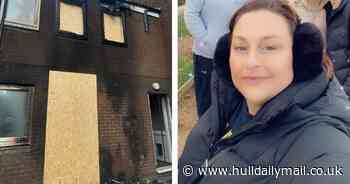 Family's lucky escape as fire starts in home while they're in bed