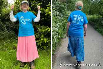 York: Sue Garland walks 100 miles after Parkinson’s diagnosis