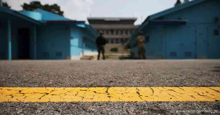 Südkoreanische Soldaten geben Warnschüsse an Grenze ab