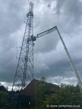 Richmond: emergency crews called to person stuck up radio mast