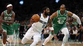 Kyrie Irving reacts to losing NBA Finals vs. former Celtics teammates