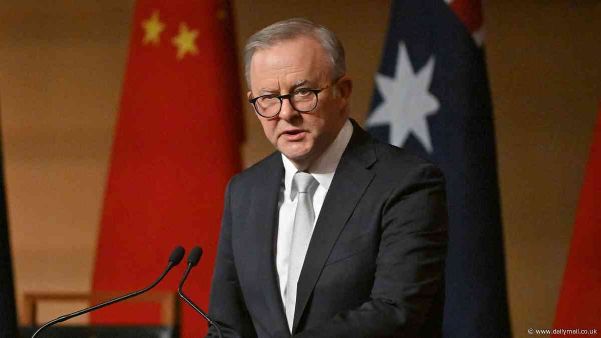 Aussies turn against Anthony Albanese after his unbelievable response to China's disgraceful act inside Parliament - as the PM is forced to finally call out the behaviour
