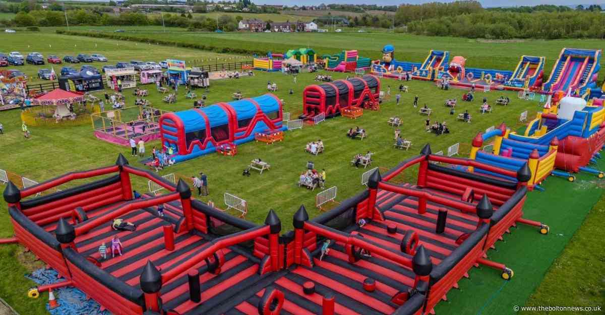 Bolton: The sheep grazing field now home to 15 giant inflatables
