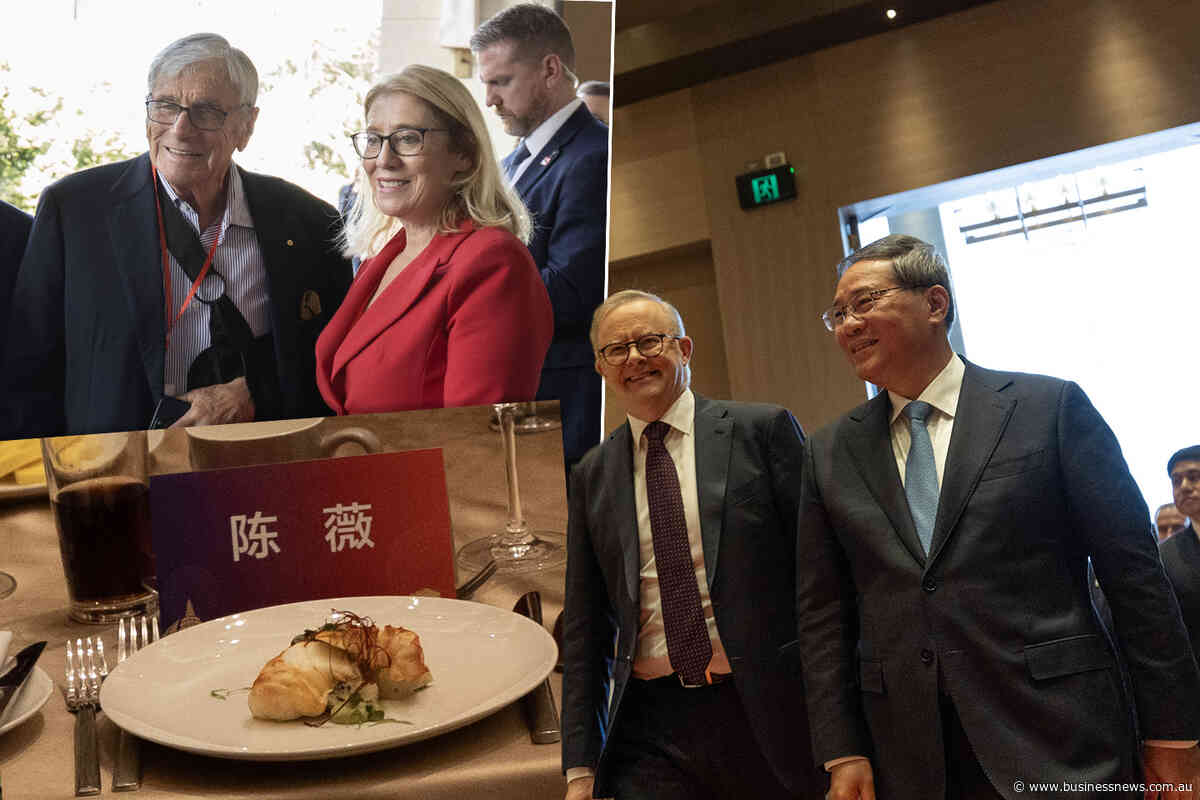 Lobster, lateness mark Chinese premier’s Perth visit