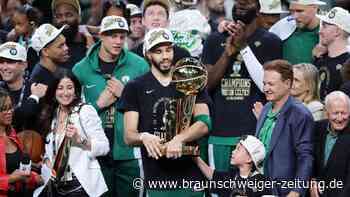 Boston Celtics jetzt mit 18 Titeln Rekordmeister der NBA