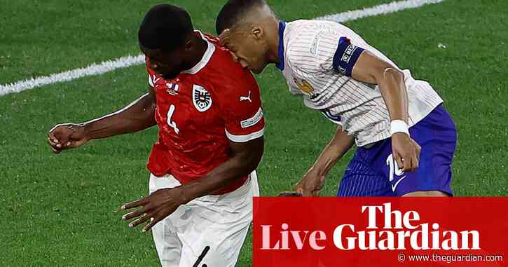 Euro 2024: Kylian Mbappé to wear mask for France after breaking nose – live