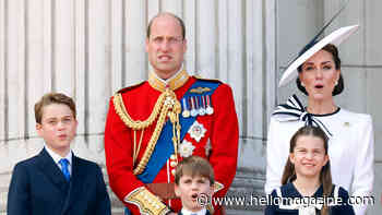 Princess Charlotte is the image of dad Prince William as they pull similar facial expressions on the balcony