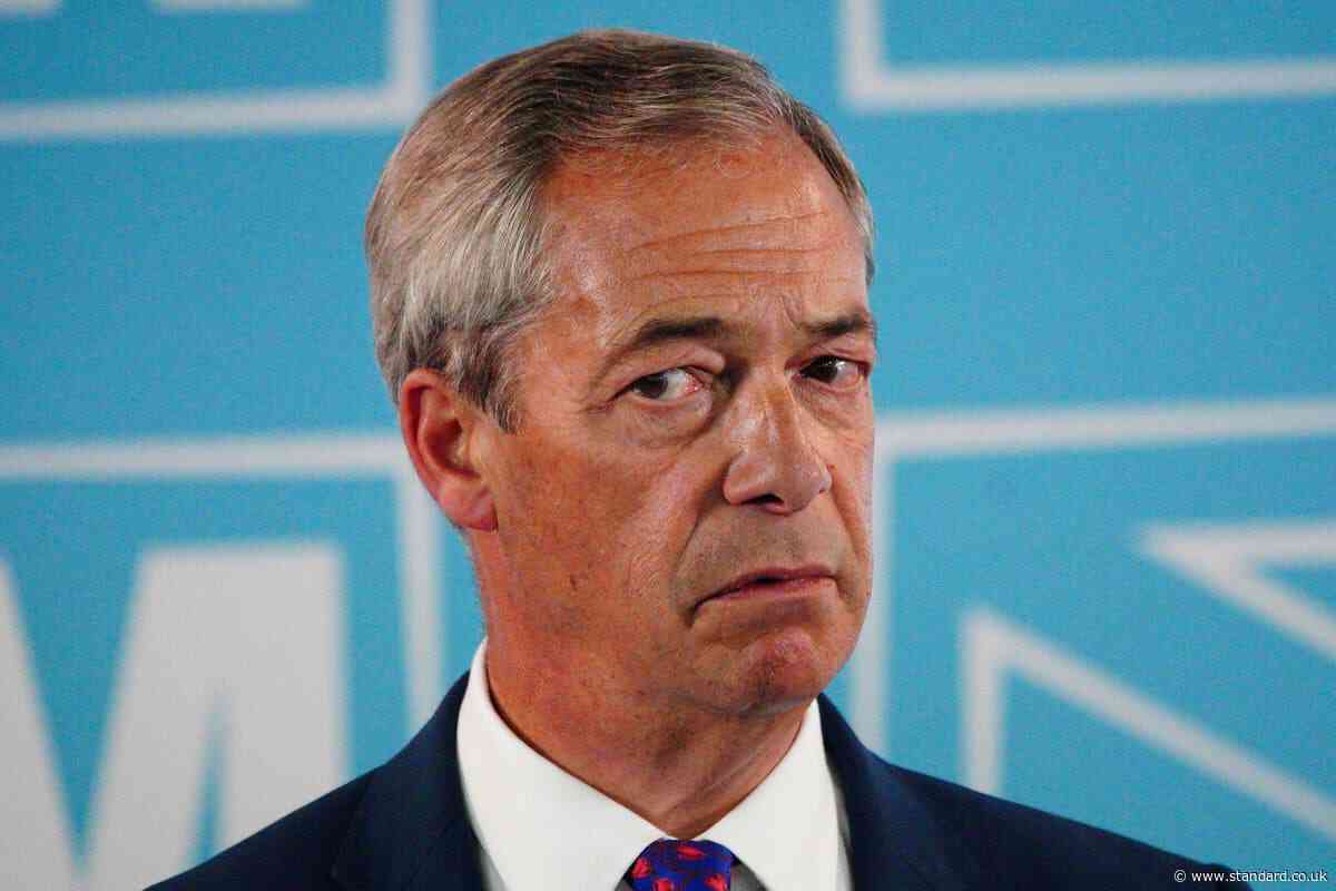 Farage claims Reform UK has been ‘stitched up’ over candidate vetting