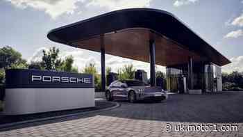 Porsche recharging station with 400 kW charging stations inaugurated