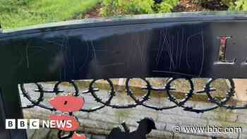 'Disgust' as vandals target war memorial benches