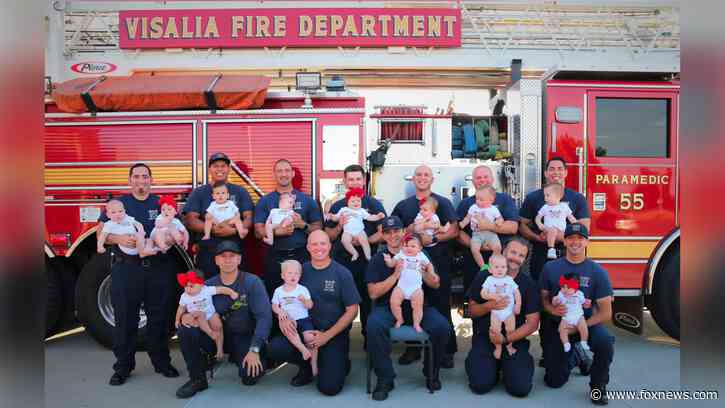 Central California fire department welcomes 14 babies in one year: 'Baby fever'