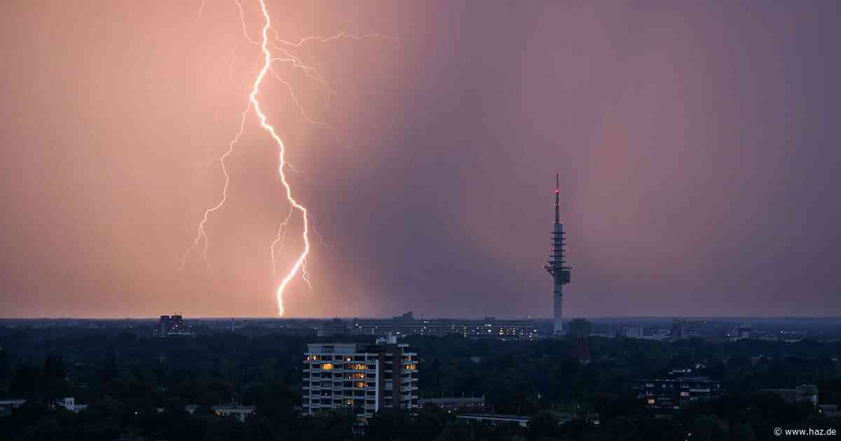 Hagel und Orkanböen: Warnung vor schweren Gewittern in der Region Hannover