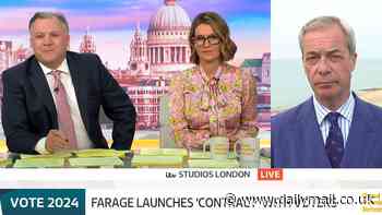 Nigel Farage and Ed Balls clash brutally on GMB over whether the wealthy would benefit most from Reform's £90billion tax cuts in manifesto