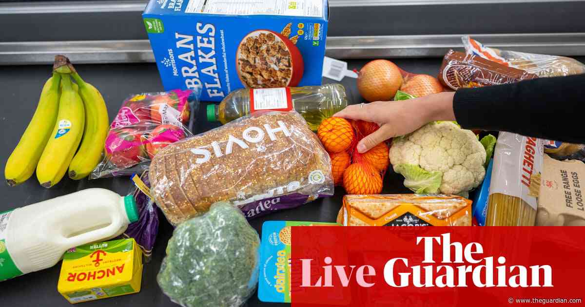 UK grocery inflation falls, but cost-of-living crisis ‘isn’t over’; France now ‘most unloved’ European stock market – business live