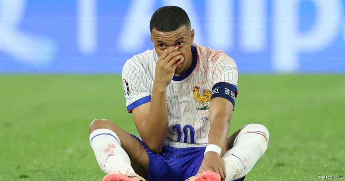 What is Kylian Mbappe’s injury and will he play again at Euro 2024?