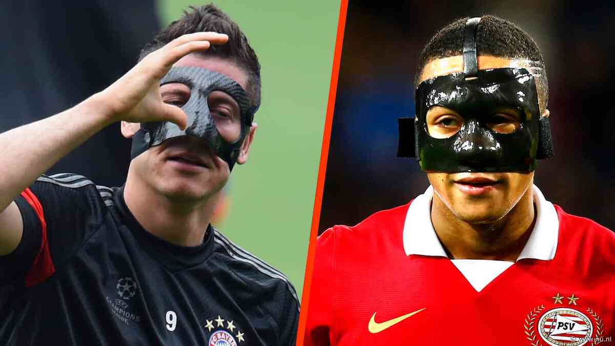 In beeld | Van Memphis tot Lewandowski: deze spelers droegen ook een masker
