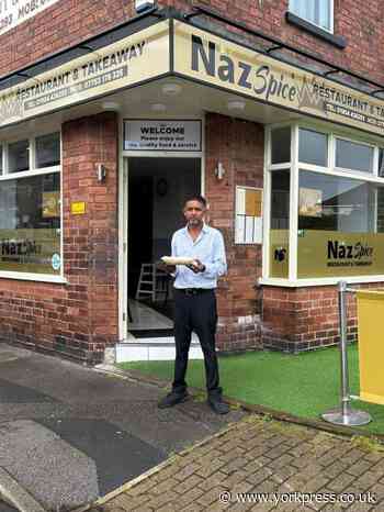 Naz Spice Indian restaurant in Clifton, York gets five stars