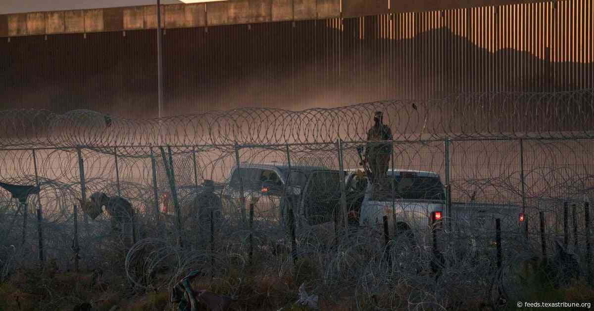 Texas National Guard is shooting pepper balls to deter migrants at the border