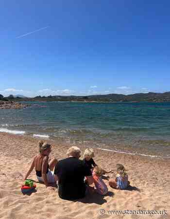 Carrie Johnson shares holiday pictures of her, Boris and children on beach in Sardinia
