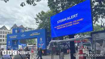 Events cancelled as storm forecast ahead of Scotland's Euros clash