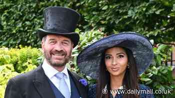 Nick Knowles, 61, enjoys a day at the races with chic fiancée Katie Dadzie, 33, as they lead the star-studded turnout on day one of Royal Ascot