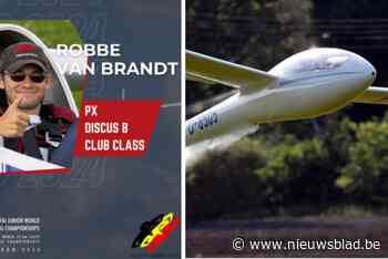 Nijlenaar Robbe Van Brandt (21) vertegenwoordigt ons land op Junior World Gliding Championship