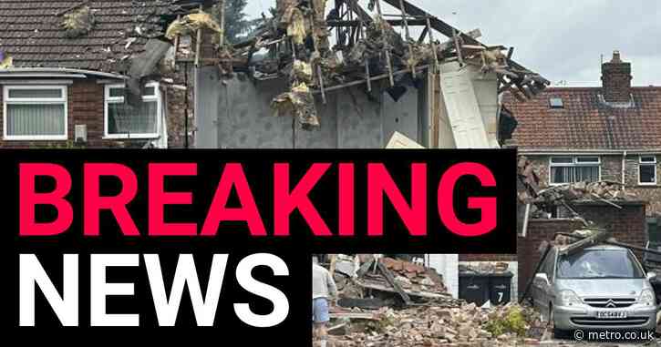 House blown apart in ‘explosion’ as smoke fills street