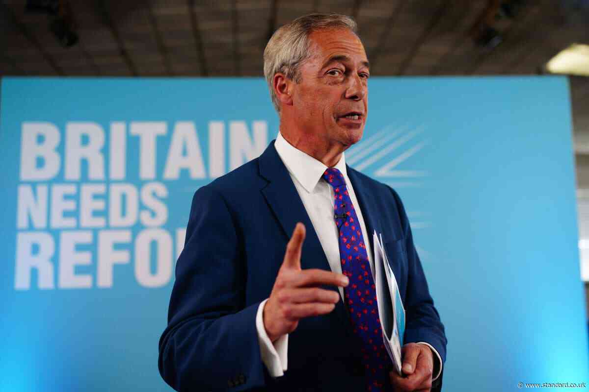 Farage’s Reform UK consults lawyers over candidate vetting firm