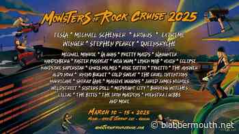 TESLA, KROKUS, EXTREME, WINGER, MICHAEL MONROE, L.A. GUNS, PRETTY MAIDS, Others Set For 2025 'Monsters Of Rock Cruise'