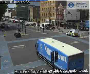 Cambridge Heath Road Whitechapel crash: Bus hits pedestrian