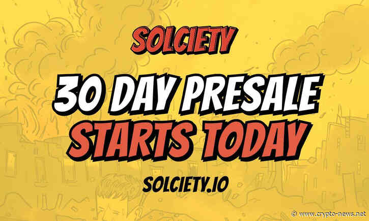 New SOL Meme Coin, Solciety, Launches Today With 30-Day ICO