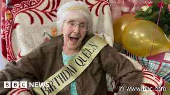 'Work hard, be happy and love more' - 102-year-old says