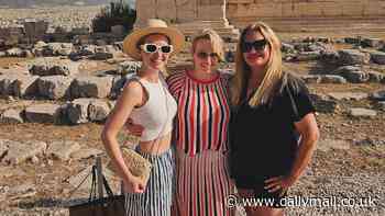 Rebel Wilson visits the Acropolis in Athens during European vacation as she prepares to meet fiancée Ramona Agruma's parents