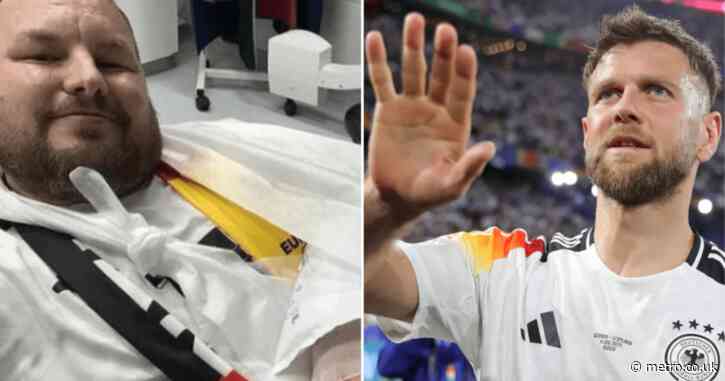 ‘I sang the anthem on a stretcher!’ – Germany fan’s hand broken by Niclas Fullkrug shot before Euro 2024 win over Scotland