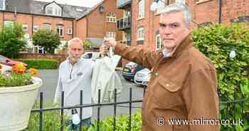 Furious neighbours told to fork out for £10,000 fence in 'shopping bag row'