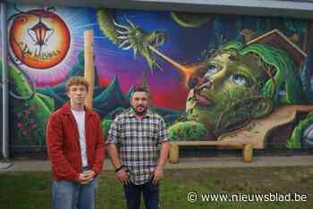 Leefschool De Wijsneus in Temse opent nieuwe buitenklas met graffitimuur
