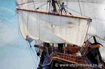 Spanish galleon visits North East with invitation to explore its on board treasures