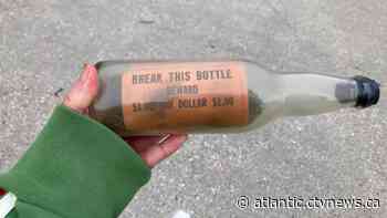 Bottle launched from Bay of Fundy island in 1961 found near Boston