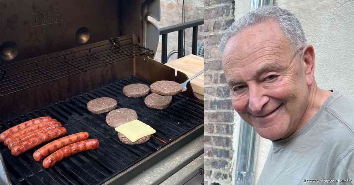 Chuck Schumer Quietly Deletes Father's Day Post After People Notice What's on His Grill