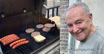 Chuck Schumer Quietly Deletes Father's Day Post After People Notice What's on His Grill