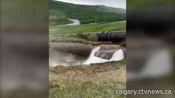 Alberta's Milk River water level to drop due to pipeline break