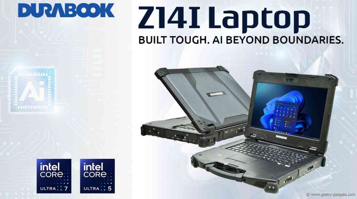 Durabook  Z14I AI-ready rugged laptop
