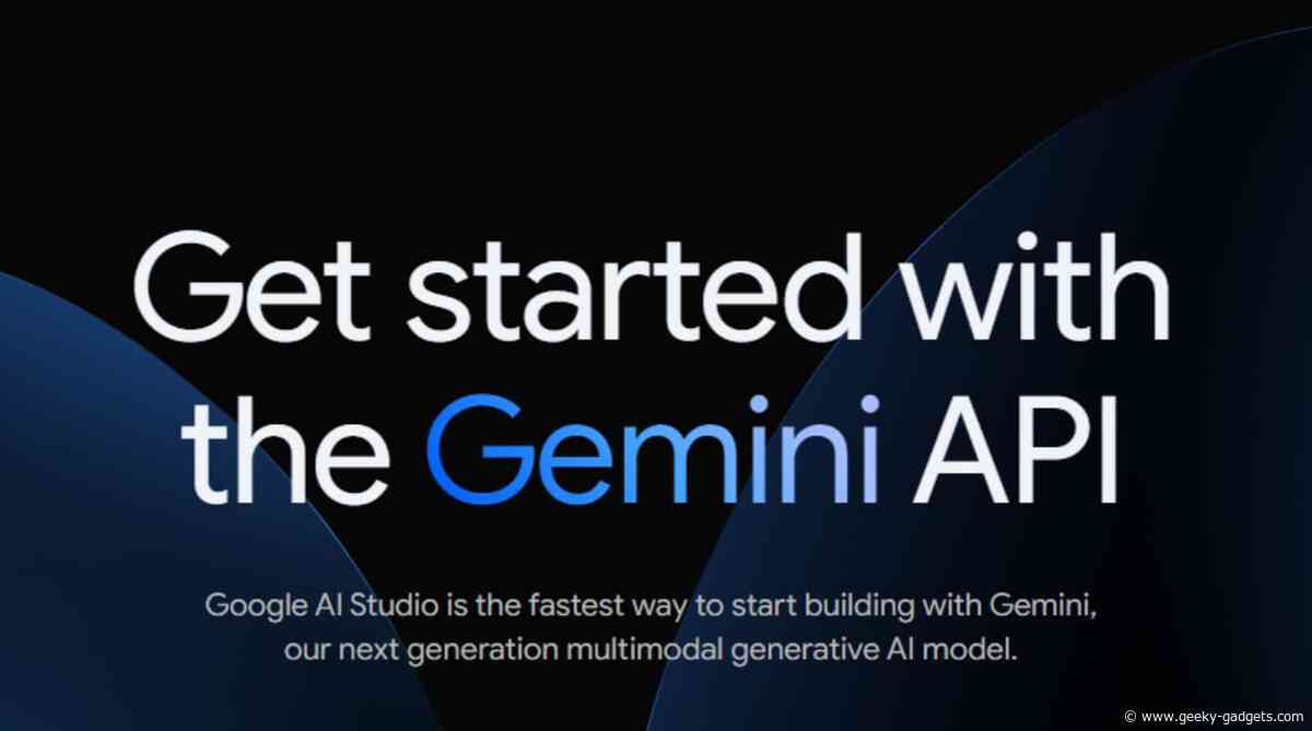 How to use Google AI Studio and Gemini API- Beginners Guide