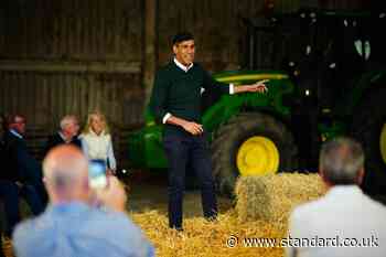 Rishi Sunak takes campaign message to fishing and farming communities