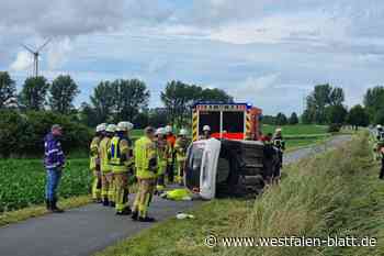 Schwerer Unfall auf der L552 zwischen Dössel und Warburg